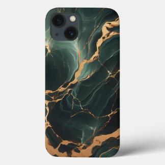 Fall Emerald Green Marble iPhone 13 Case-Mate iPhone Hülle