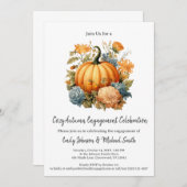 Fall-Engagement-Partei Einladung (Vorne/Hinten)