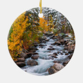 Fall entlang Bischofsgracht, Kalifornien Keramik Ornament (Hinten)