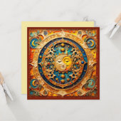 Fall Equinox '24 flache Note Karte (Vorderseite/Rückseite Beispiel)