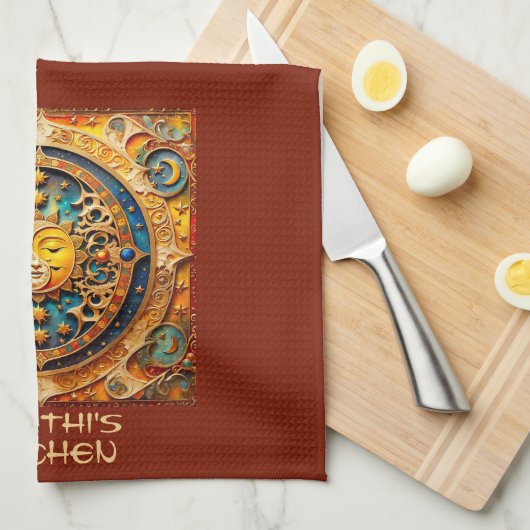 Fall Equinox '24 Geschirrtuch (Viertel Falte)