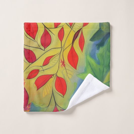 Fall Equinox Badhandtuch Set (Waschlappen)