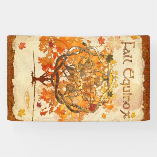 Fall Equinox Pagan Wiccan Banner (Horizontal)