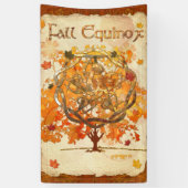 Fall Equinox Pagan Wiccan Banner (Vertikal)