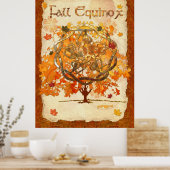 Fall Equinox Pagan Wiccan Poster (Küche)
