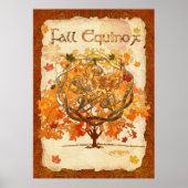 Fall Equinox Pagan Wiccan Poster (Vorne)