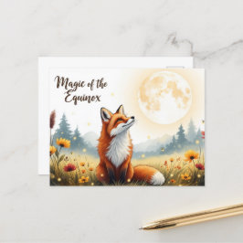 Fall Equinox Postkarte