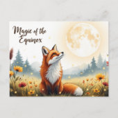 Fall Equinox Postkarte (Vorderseite)