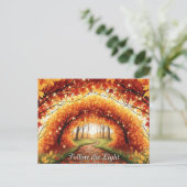 Fall Equinox Postkarte (Stehend Vorderseite)