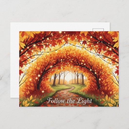 Fall Equinox Postkarte (Vorne/Hinten)