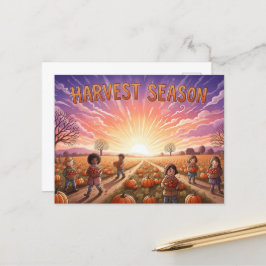Fall Equinox Postkarte