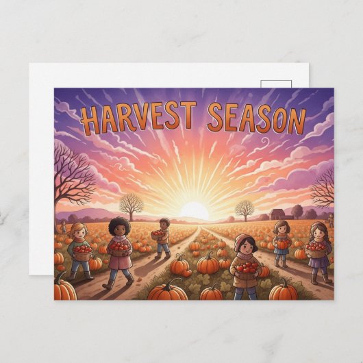 Fall Equinox Postkarte (Vorne/Hinten)