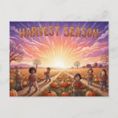 Fall Equinox Postkarte (Vorderseite)