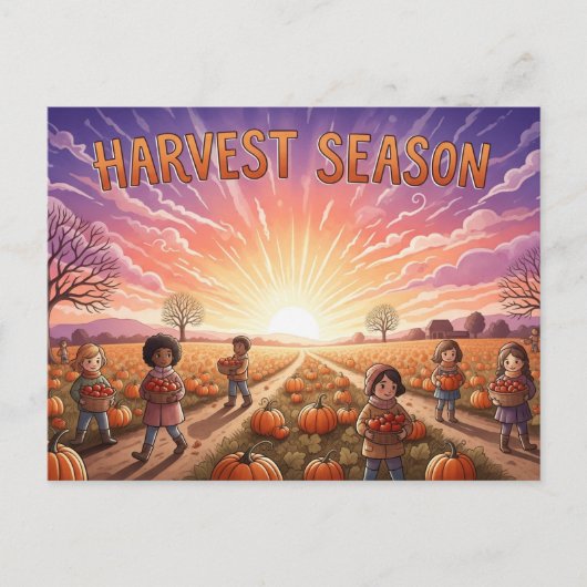Fall Equinox Postkarte (Vorderseite)