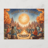 Fall Equinox Postkarte (Vorderseite)