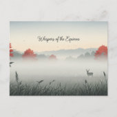 Fall Equinox Postkarte (Vorderseite)