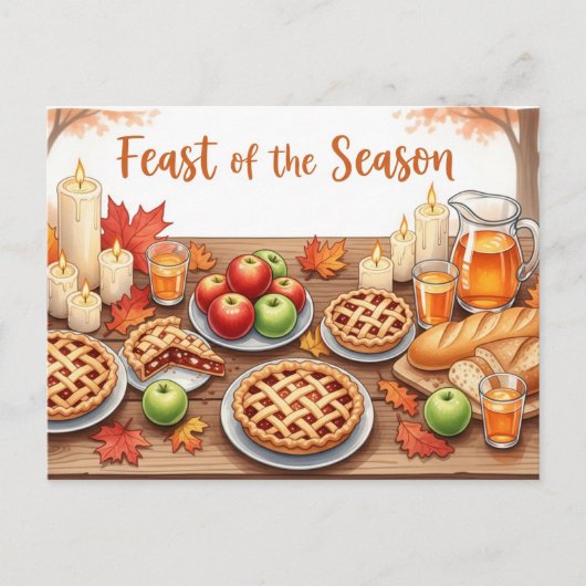 Fall Equinox Postkarte (Vorderseite)