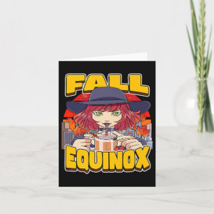 Fall Equinox September Celebrate Herbstwetter pro Karte