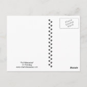 "Fall Erinnerungen" Labrador Retriever Art Postkar Postkarte (Rückseite)