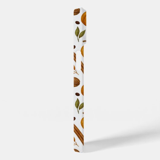 Fall Ernte GewürzZimt und Kürbismuster Case-Mate iPhone Hülle (Rückseite / Rechts)