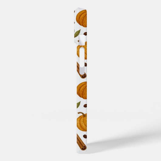 Fall Ernte GewürzZimt und Kürbismuster Case-Mate iPhone Hülle (Rückseite / Links)