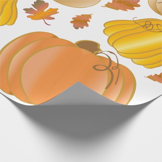 Fall-Ernte-Packpapier Geschenkpapier (Ecke)