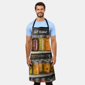 Fall Ernte Preserve Dosen Schürze (Getragen)