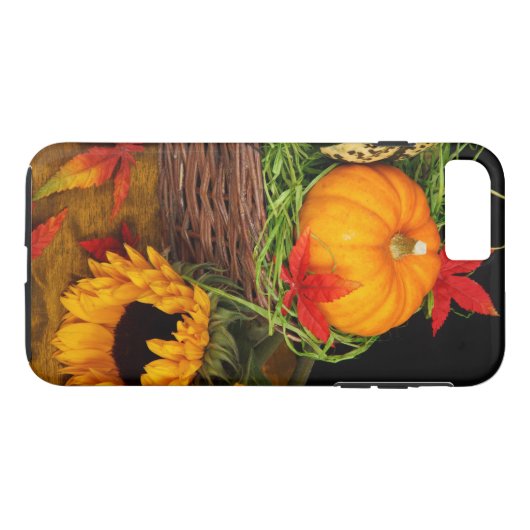 Fall-Ernte-Sonnenblumen Case-Mate iPhone Hülle (Rückseite (Horizontal))