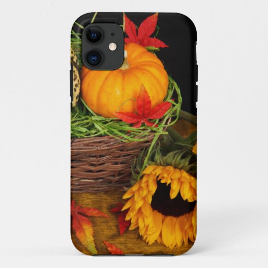 Fall-Ernte-Sonnenblumen Case-Mate iPhone Hülle (Rückseite)