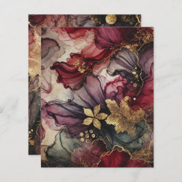 Fall Ernte Wein Alkohol Tinte Scrapbook Papier