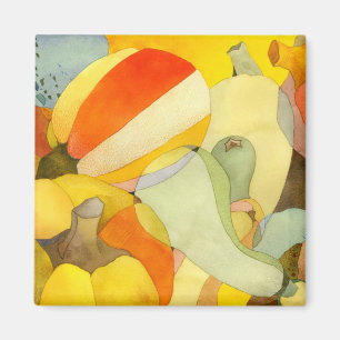 Fall-Ernte-Zeit-Kürbise Magnet