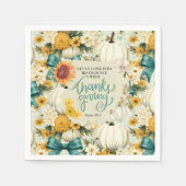 Fall Erntedank Christlich Inspiration Serviette (Vorderseite)