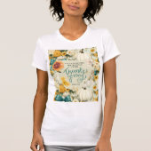 Fall Erntedank Christlich Inspiration T-Shirt (Vorderseite)