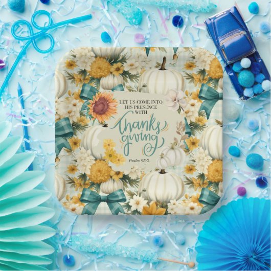 Fall Erntedank Country Style Paperplate Pappteller (Party)