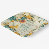 Fall Erntedank Country Style Paperplate Pappteller (Gewinkelt)