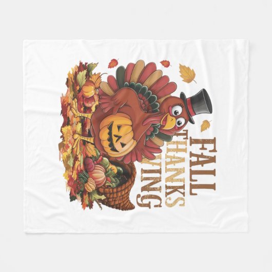 fALL ERNTEDANK Fleecedecke (Vorderseite (Horizontal))