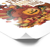 fALL ERNTEDANK Fotodruck (Ecke)