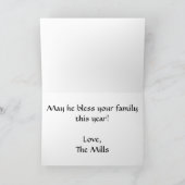 Fall-Erntedank-Fotografie Feiertagskarte (Innenseite)