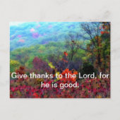 Fall-Erntedank-Fotografie Feiertagspostkarte (Vorderseite)