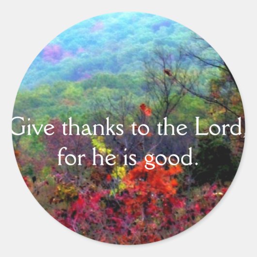 Fall-Erntedank-Fotografie Runder Aufkleber (Vorderseite)