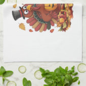 fALL ERNTEDANK Geschirrtuch (Gefaltet)