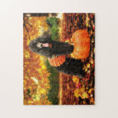 Fall-Erntedank - Gidget - Pudel Puzzle (Vertikal)
