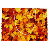 Fall Erntedank Große Geschenktasche Große Geschenktüte (Rückseite)