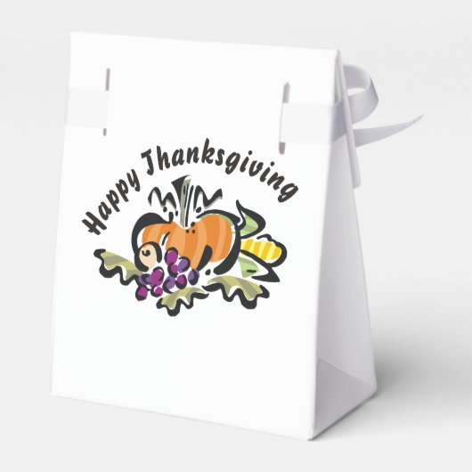 Fall Erntedank Harvest Geschenkschachtel (Rückseite)