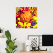 Fall Erntedank Harvest Poster (Heimbüro)