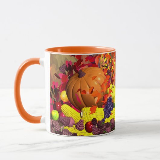 Fall Erntedank Harvest Tasse (Links)