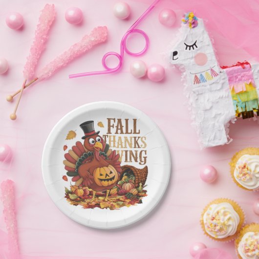 fALL ERNTEDANK Pappteller (Party)