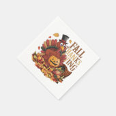 fALL ERNTEDANK Serviette (Ecke)