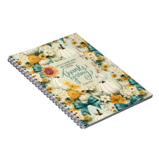 Fall Erntedank Themed Inspiration Notebook Notizblock (Rechte Seite)