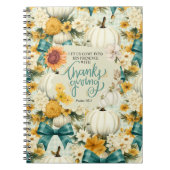 Fall Erntedank Themed Inspiration Notebook Notizblock (Vorderseite)
